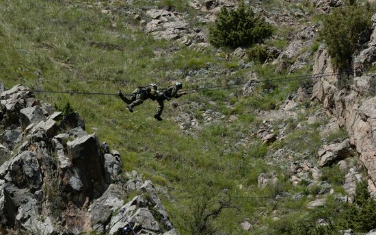 Elbrus Ring competition for best alpine unit of Russian Armed Forces. Day Two