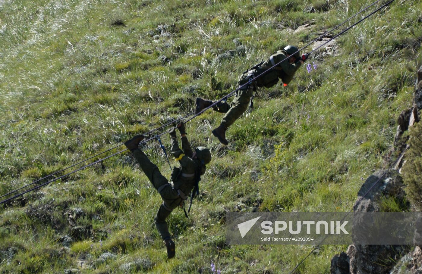 Elbrus Ring competition for best alpine unit of Russian Armed Forces. Day Two