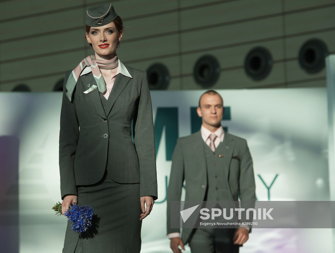 Show of DME Runway aviation haute couture