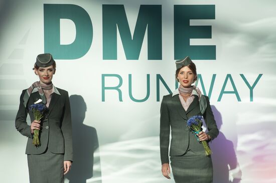 Show of DME Runway aviation haute couture