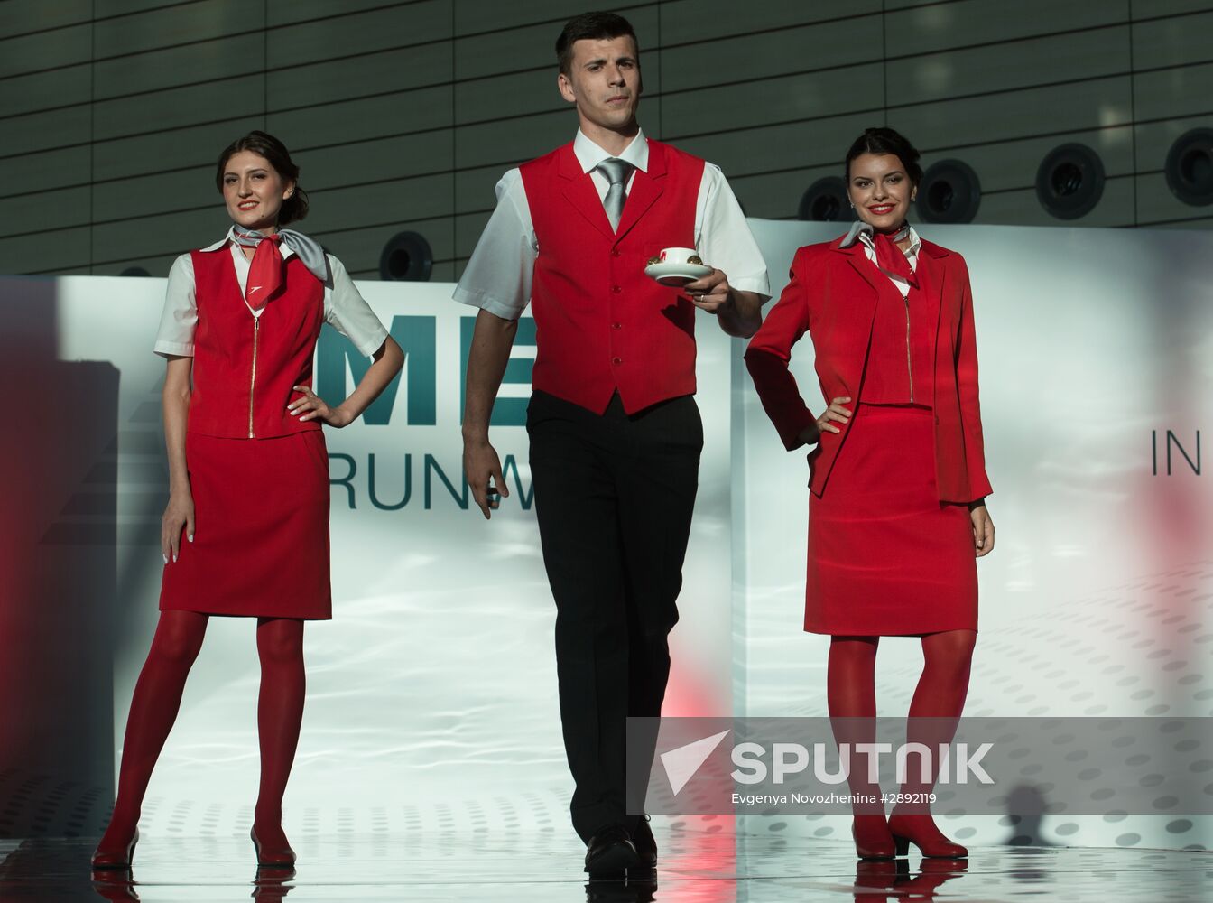 Show of DME Runway aviation haute couture