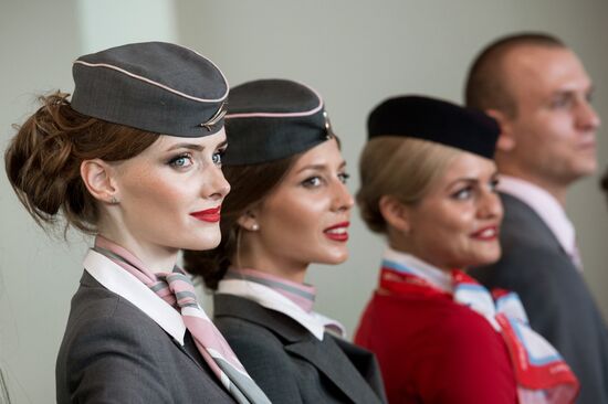 Show of DME Runway aviation haute couture