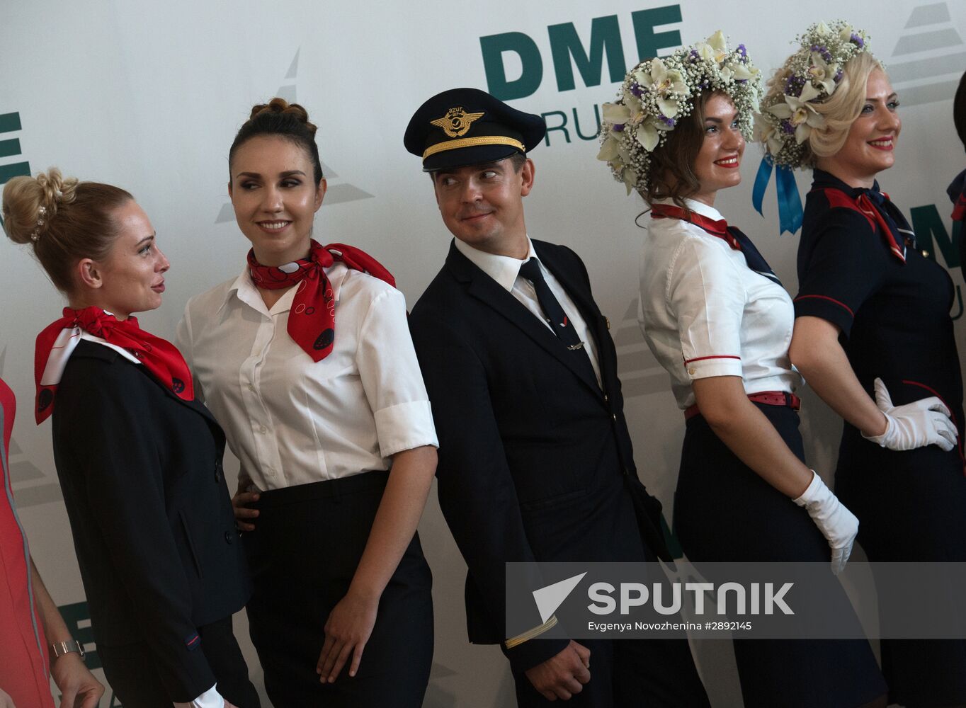 Show of DME Runway aviation haute couture