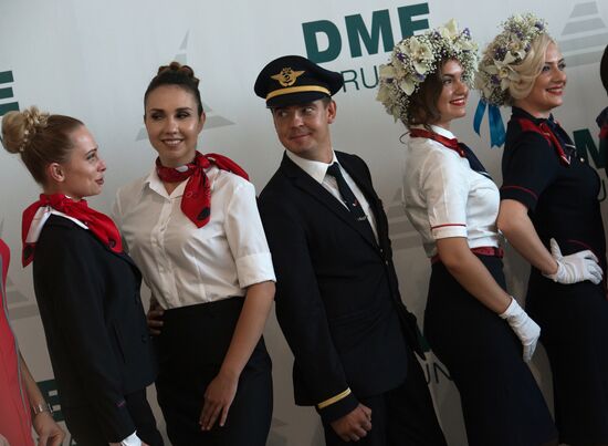 Show of DME Runway aviation haute couture