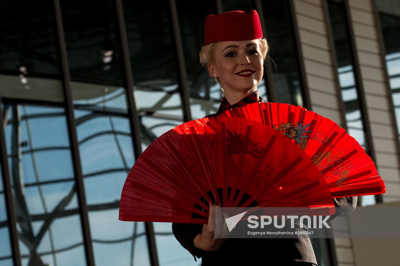 Show of DME Runway aviation haute couture