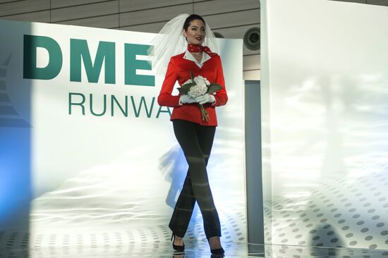 Show of DME Runway aviation haute couture