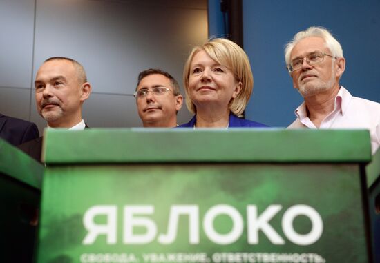 Russian Pensioners' Party for Justice, Yabloko and Civil Power parties nominate their candidates