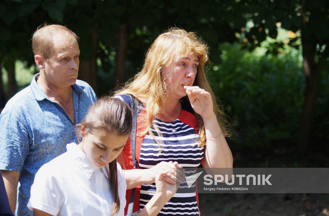 Paying last respects to Russian military pilot Yevgeny Dolgin killed in Syria
