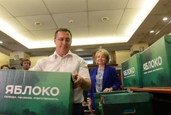 Russian Pensioners' Party for Justice, Yabloko and Civil Power parties nominate their candidates