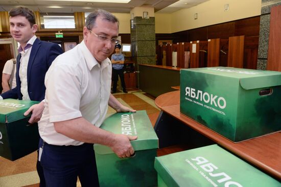 Russian Pensioners' Party for Justice, Yabloko and Civil Power parties nominate their candidates