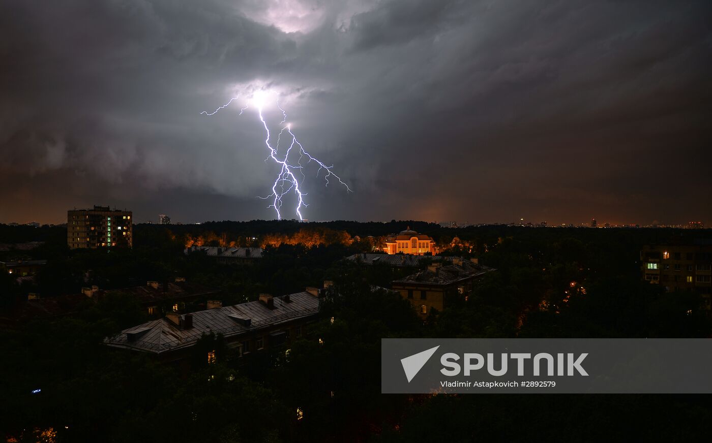 Storm in Moscow