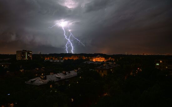Storm in Moscow