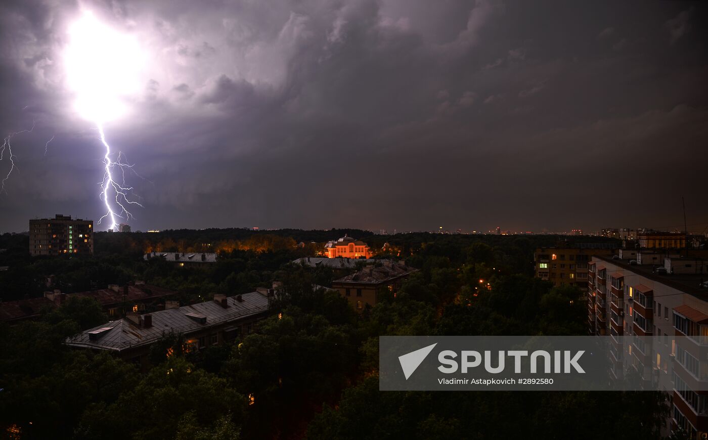 Storm in Moscow
