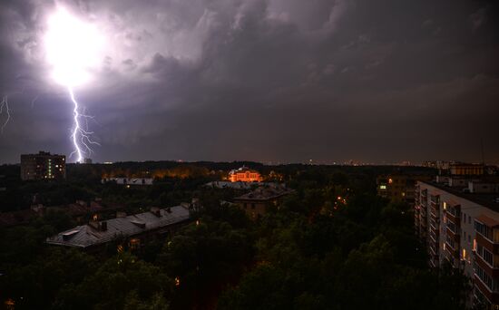 Storm in Moscow