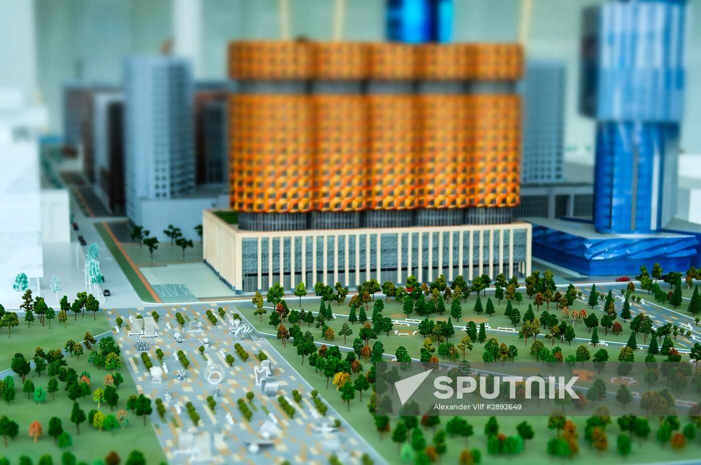 Moscow Mayor Sergei Sobyanin visits construction site of ZILART residential area