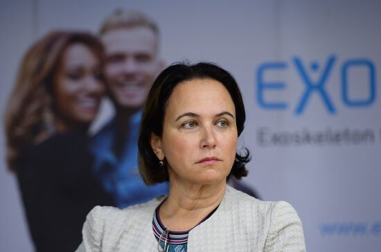News conference by Skolkovo resident company ExoAtlet