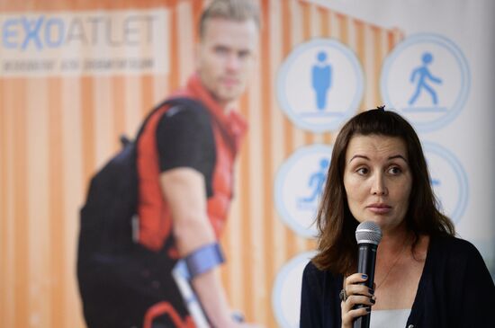 News conference with Skolkovo resident company ExoAtlet
