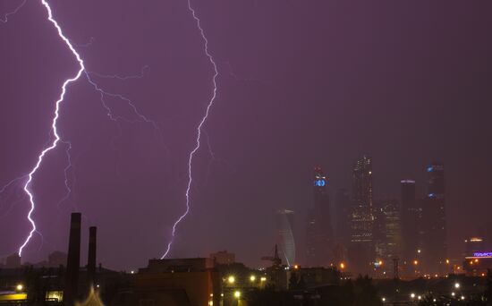 Storm in Moscow