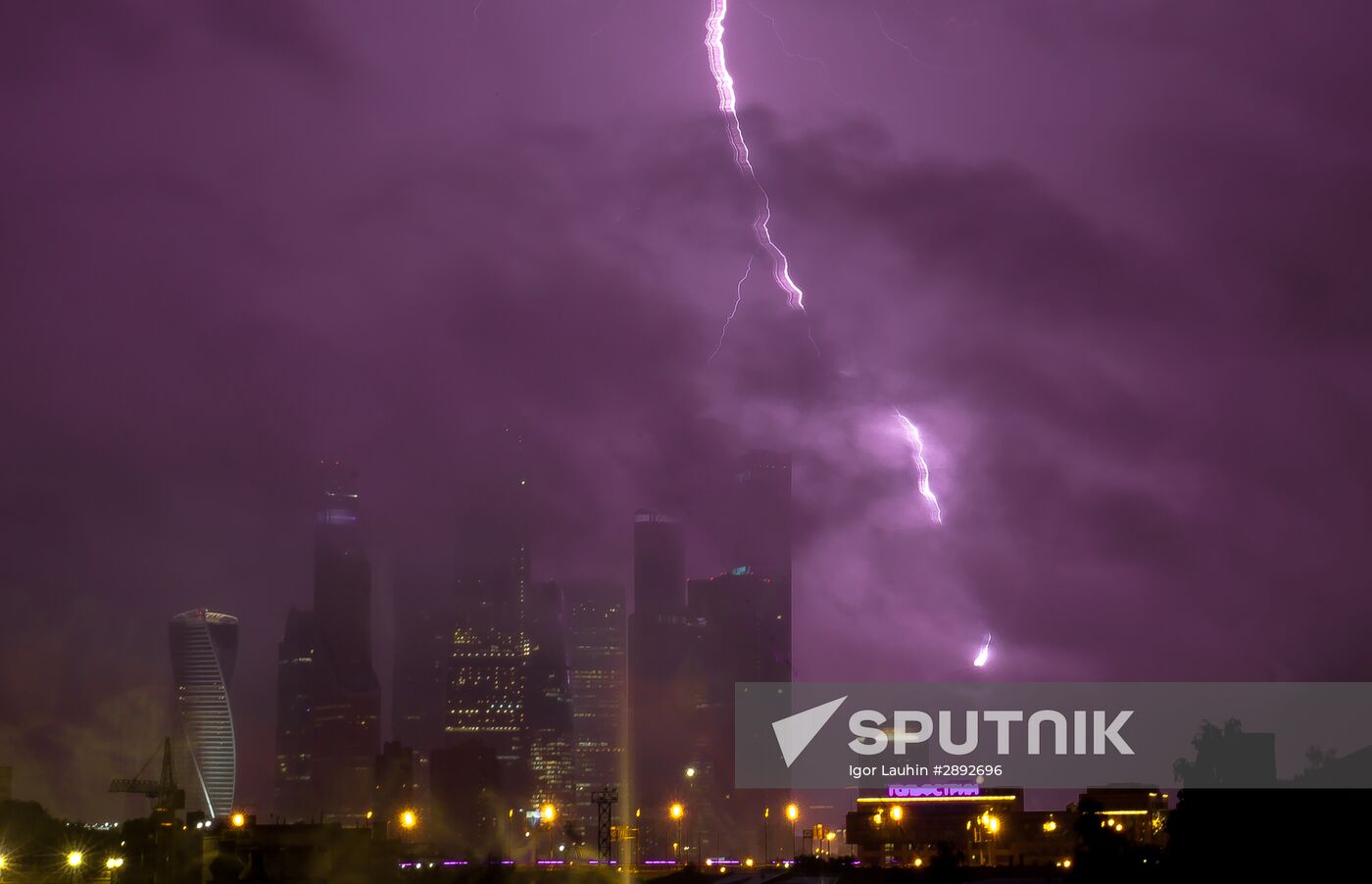 Storm in Moscow