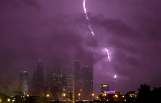 Storm in Moscow