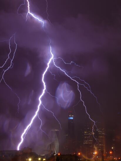 Storm in Moscow