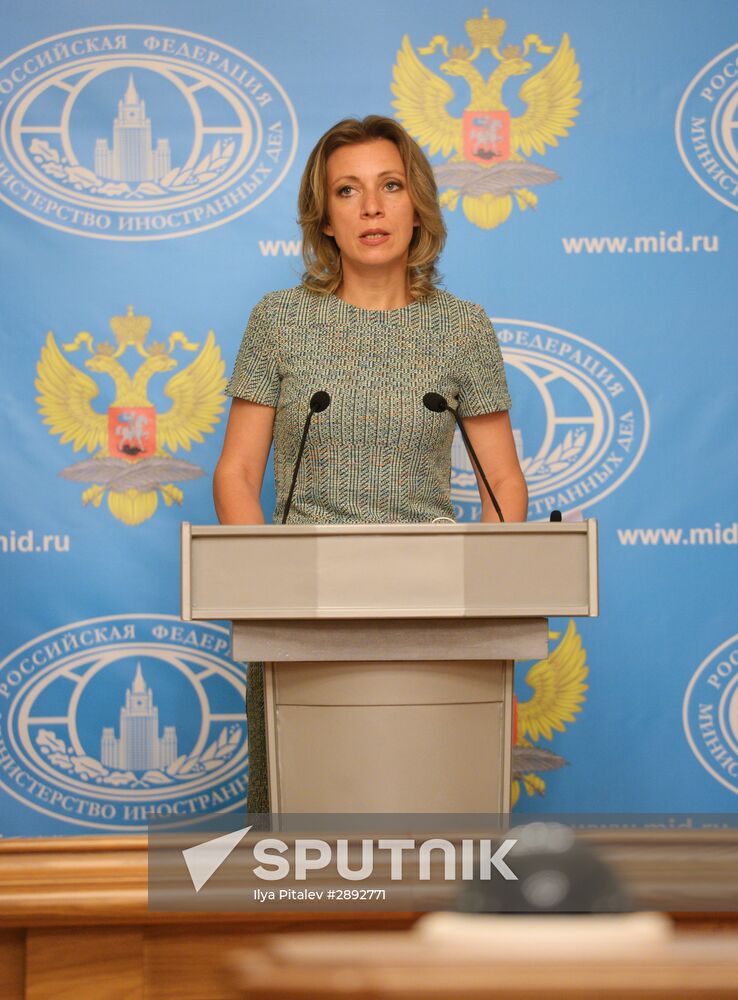 Press briefing by Russian Foreign Ministry Spokesperson Maria Zakharova