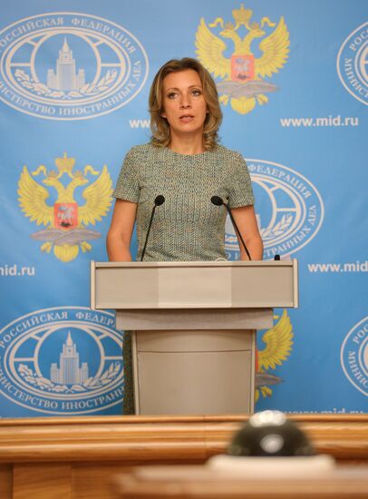 Press briefing by Russian Foreign Ministry Spokesperson Maria Zakharova