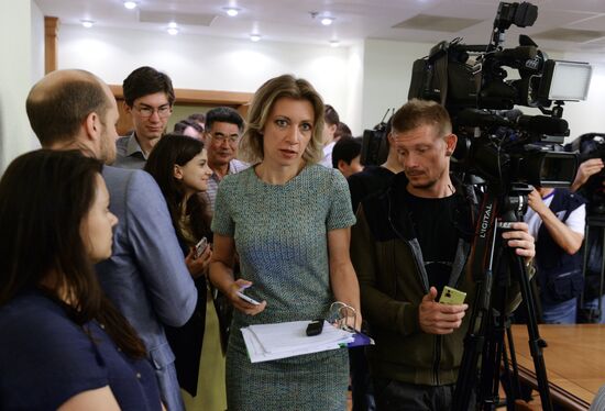Press briefing by Russian Foreign Ministry Spokesperson Maria Zakharova