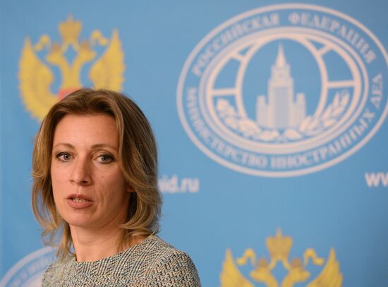 Press briefing by Russian Foreign Ministry Spokesperson Maria Zakharova