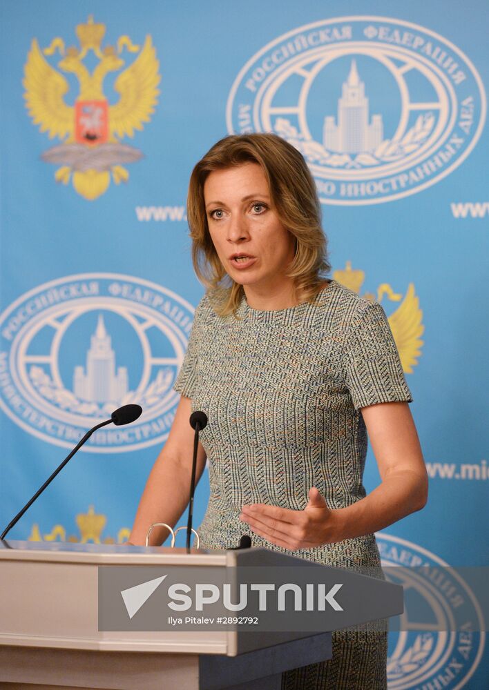 Press briefing by Russian Foreign Ministry Spokesperson Maria Zakharova