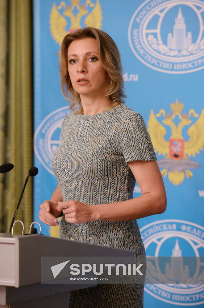Press briefing by Russian Foreign Ministry Spokesperson Maria Zakharova