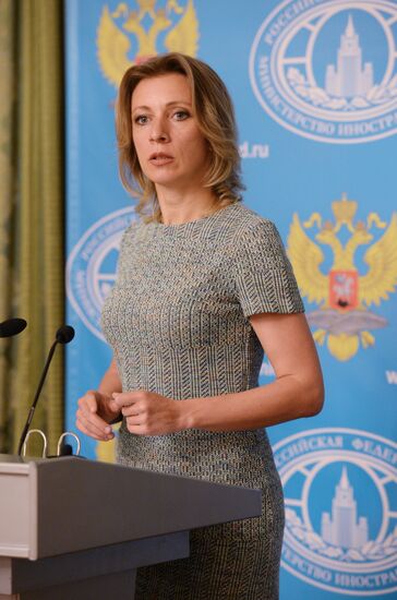 Press briefing by Russian Foreign Ministry Spokesperson Maria Zakharova
