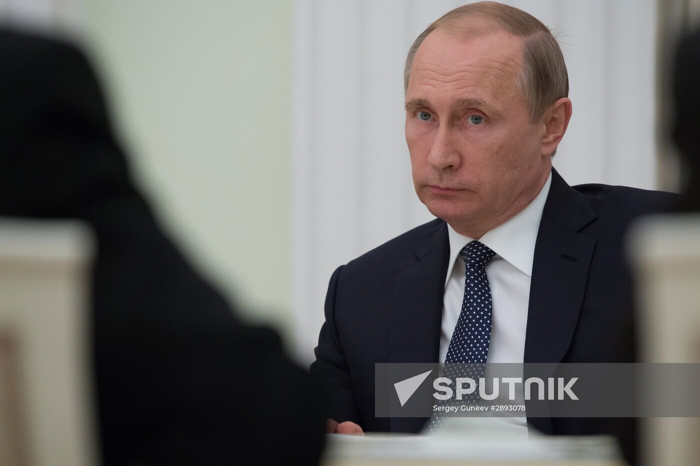 President Putin meets with US Secretary of State John Kerry