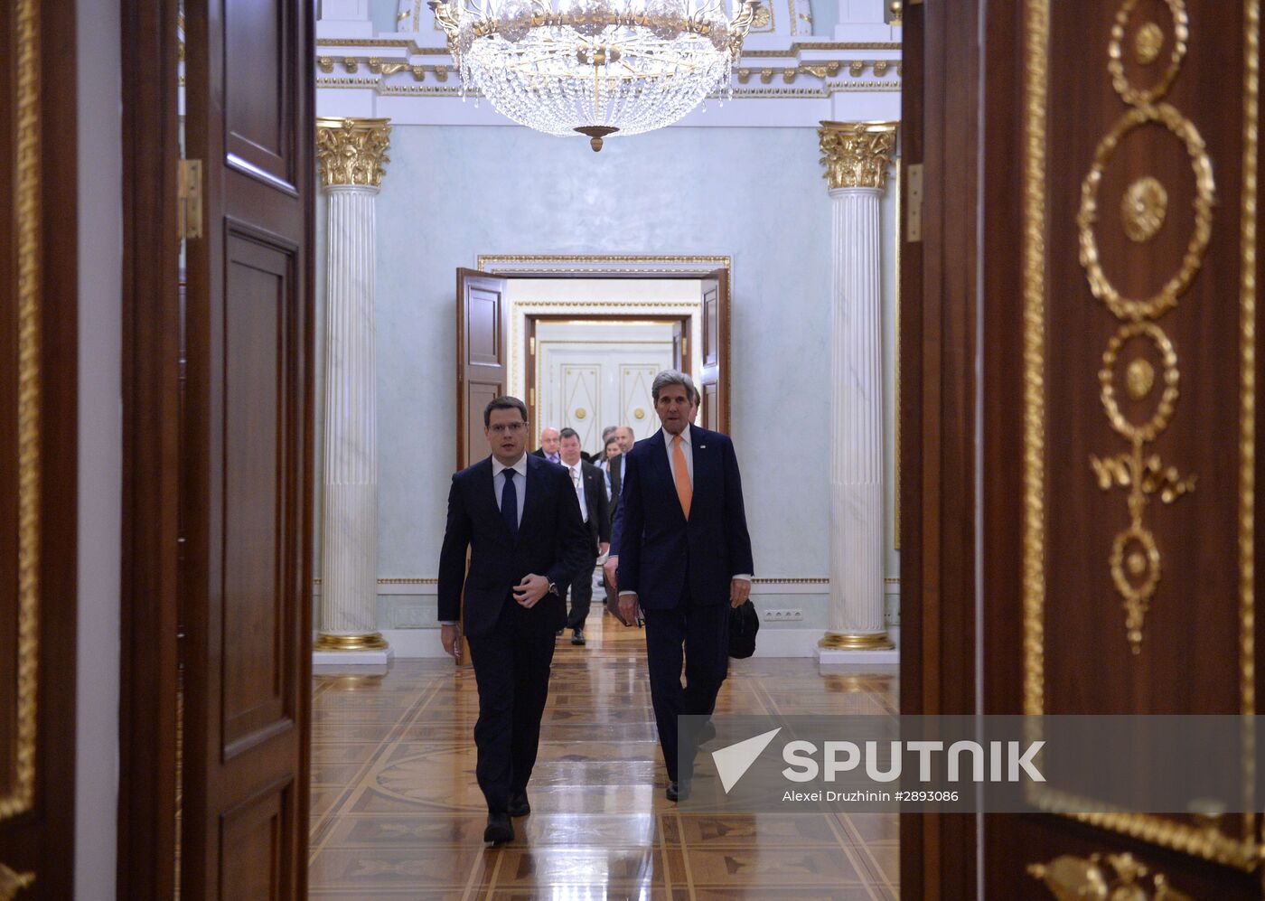 President Putin meets with US Secretary of State John Kerry