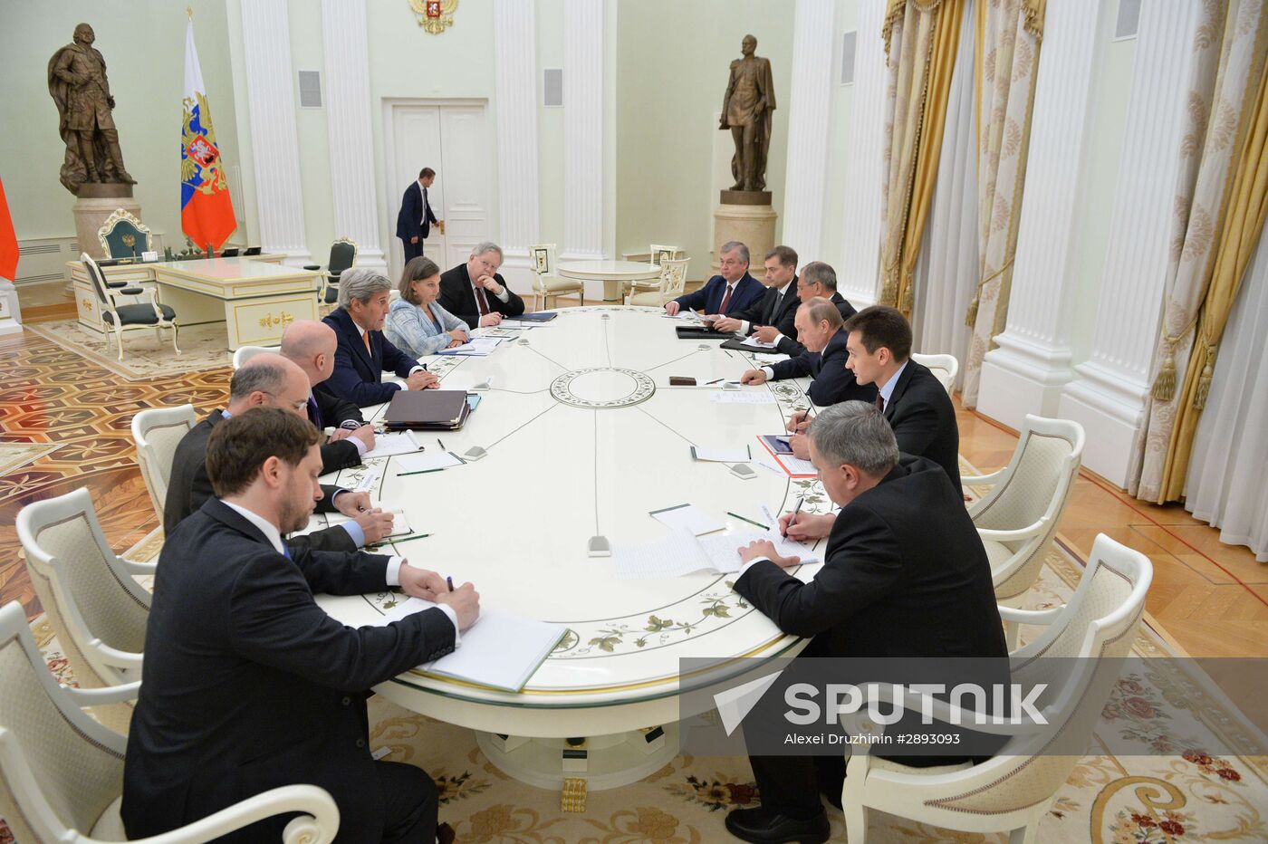 President Putin meets with US Secretary of State John Kerry