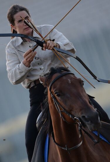 International trick riding competition