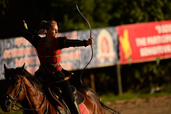International trick riding competition