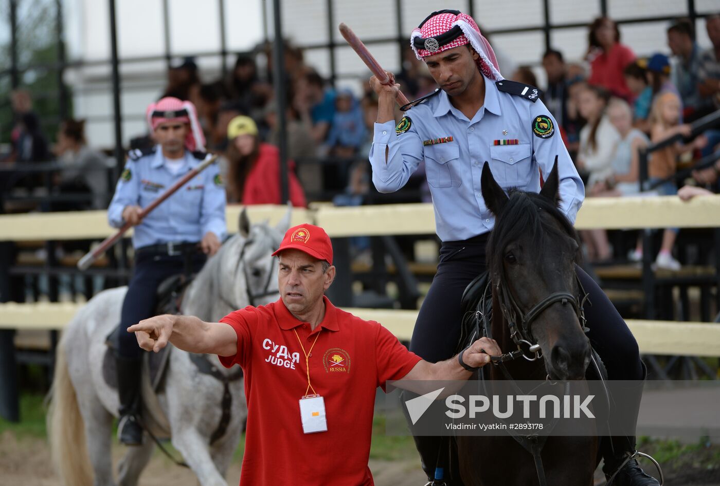 International trick riding competition