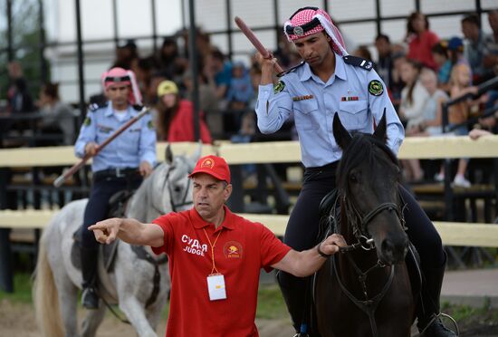 International trick riding competition