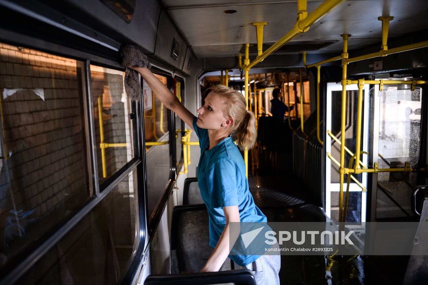 Bus and trolleybus depot in Veliky Novgorod