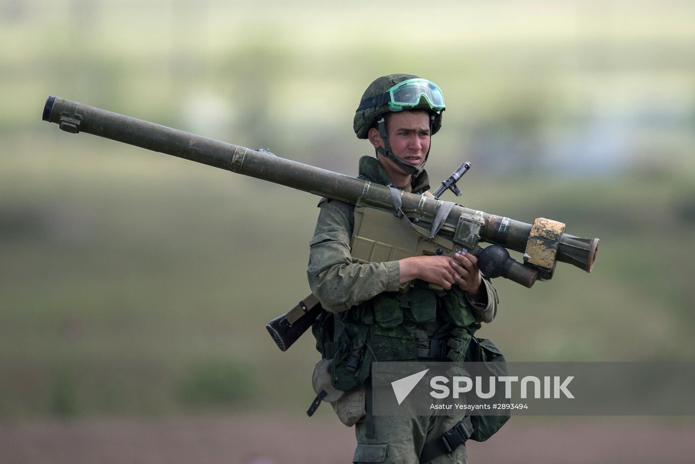 Military exercise at Alagyaz base in Armenia