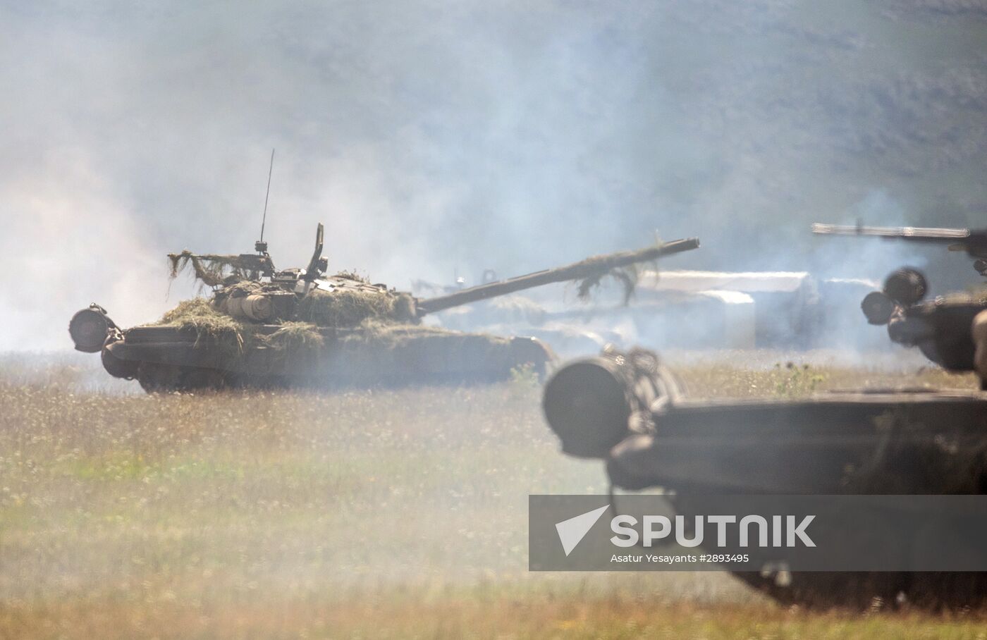 Military exercise at Alagyaz base in Armenia