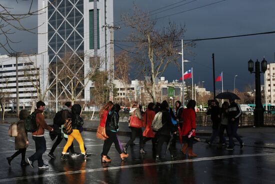 Cities of the world. Santiago