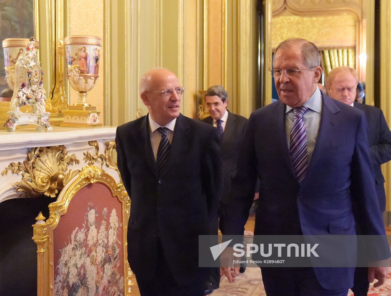 Sergei Lavrov meets with Portuguese Foreign Minister Augusto Santos Silva