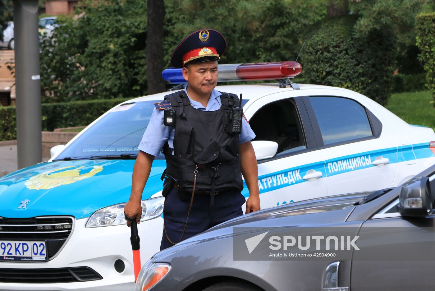 Shooting near police station in Almaty