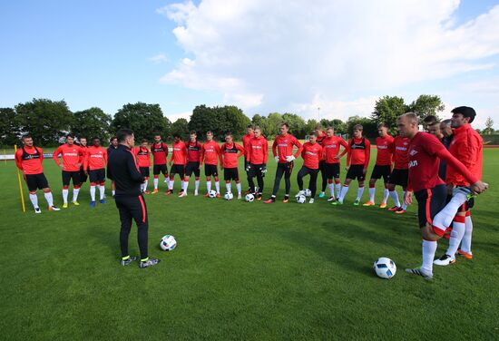 Spartak Football Club training session