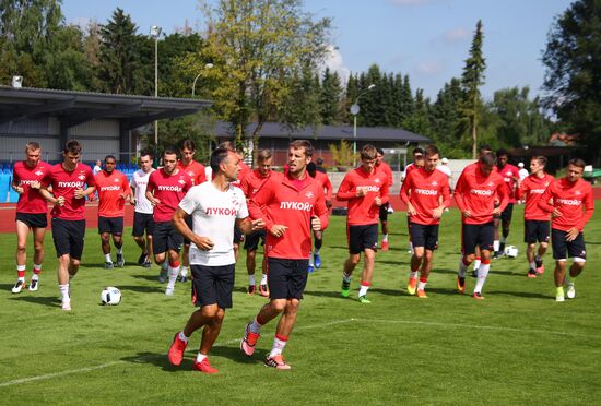 Spartak Football Club training session