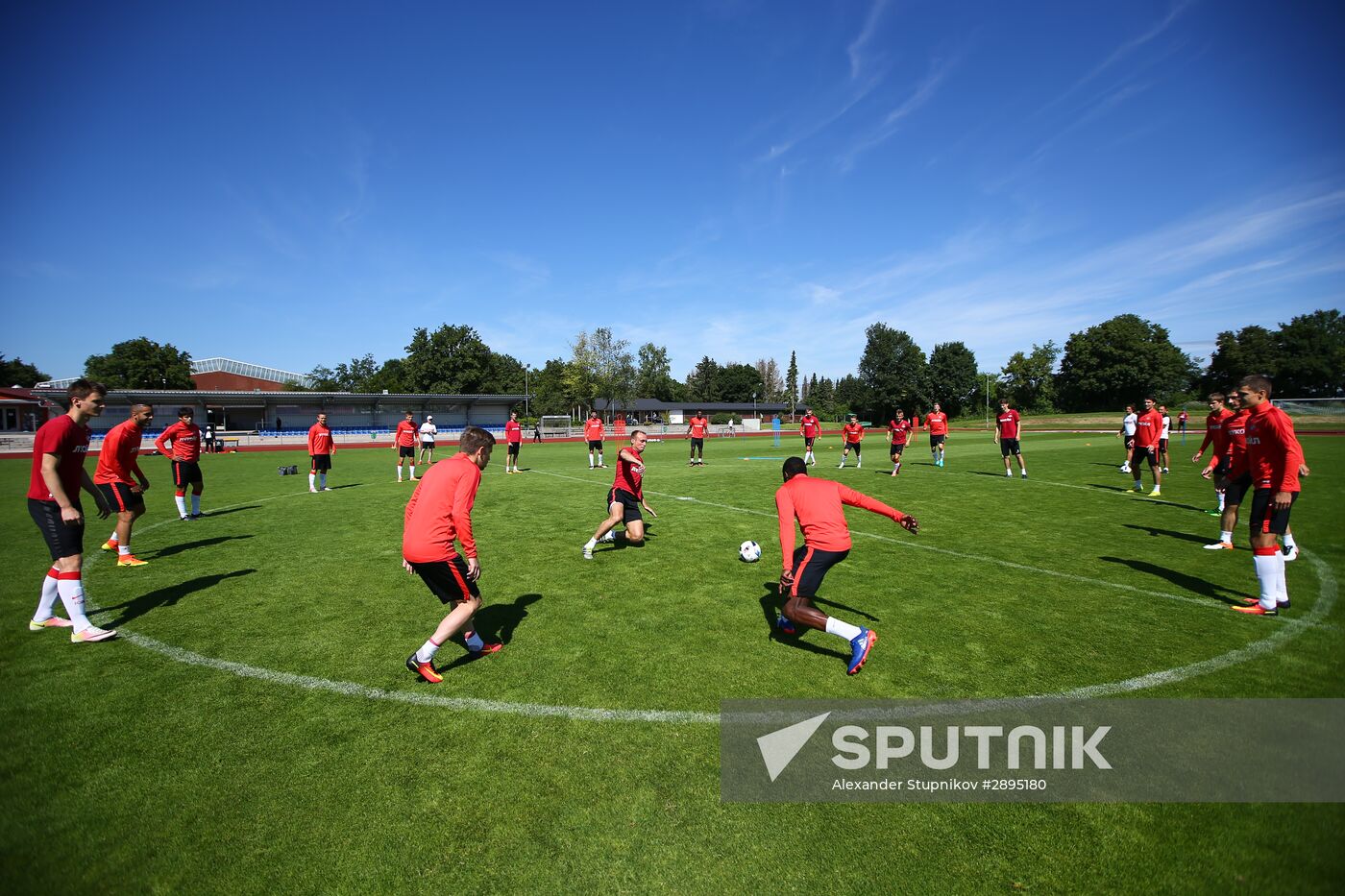 Spartak Football Club training session