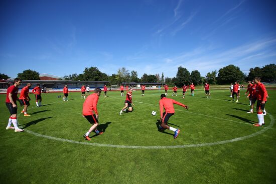 Spartak Football Club training session