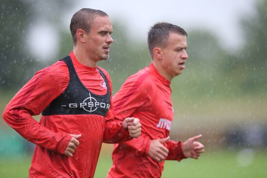 Spartak Football Club training session